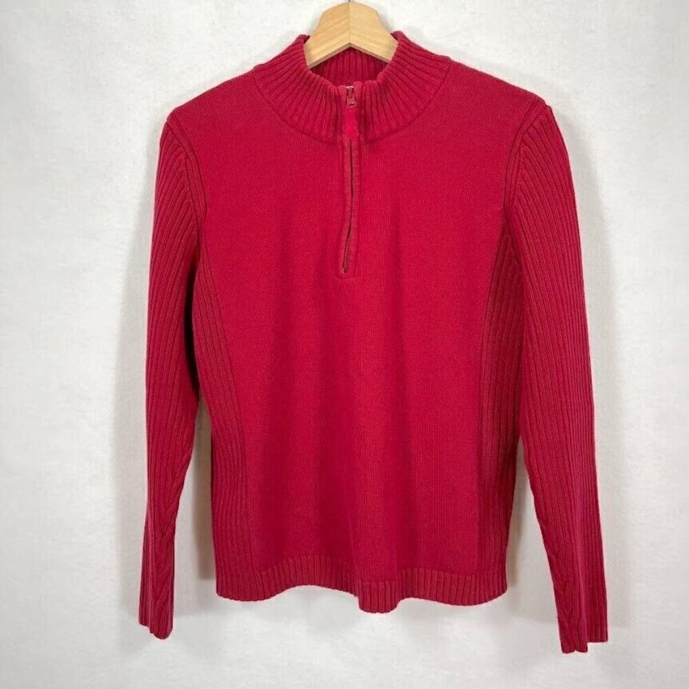 St. John's Bay Pull Over Sweater Holiday Academia Preppy Granny Grandma Core XL